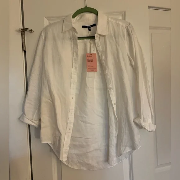 NWT Quince 100% European Linen Long-Sleeve Shirt - Picture 11 of 13